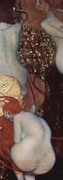 Desnudo Painting - Pez dorado frío Gustav Klimt Desnudo impresionista